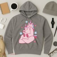 Papa Unicorn Cute Gift Hoodie thumb 3