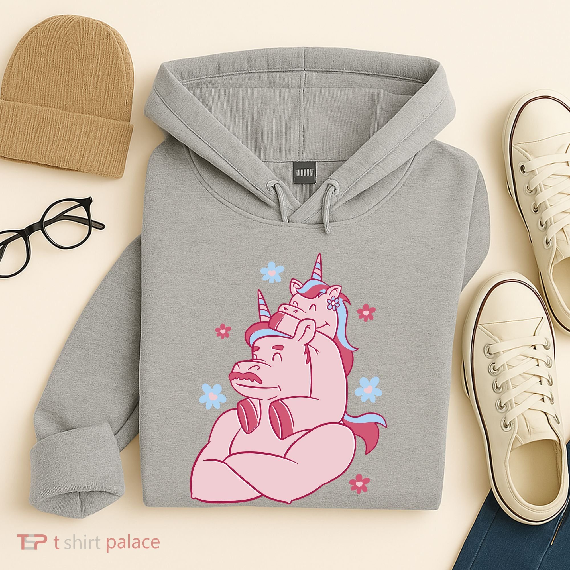 Papa Unicorn Cute Gift Hoodie