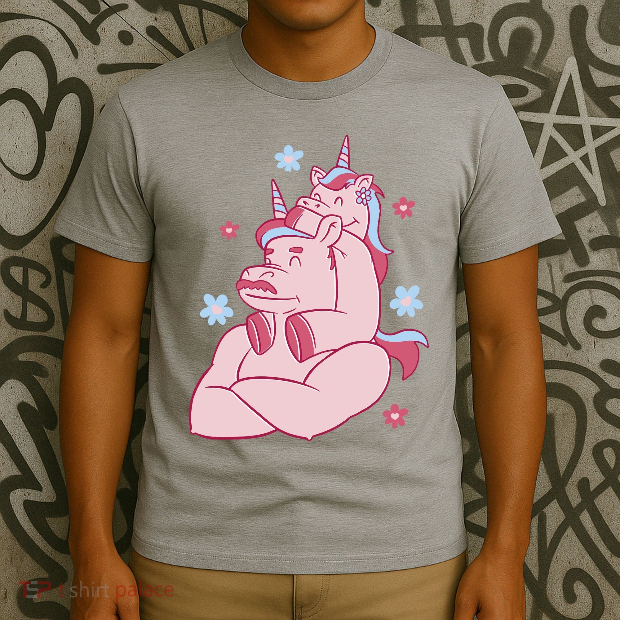 Papa Unicorn Cute Gift T-Shirt