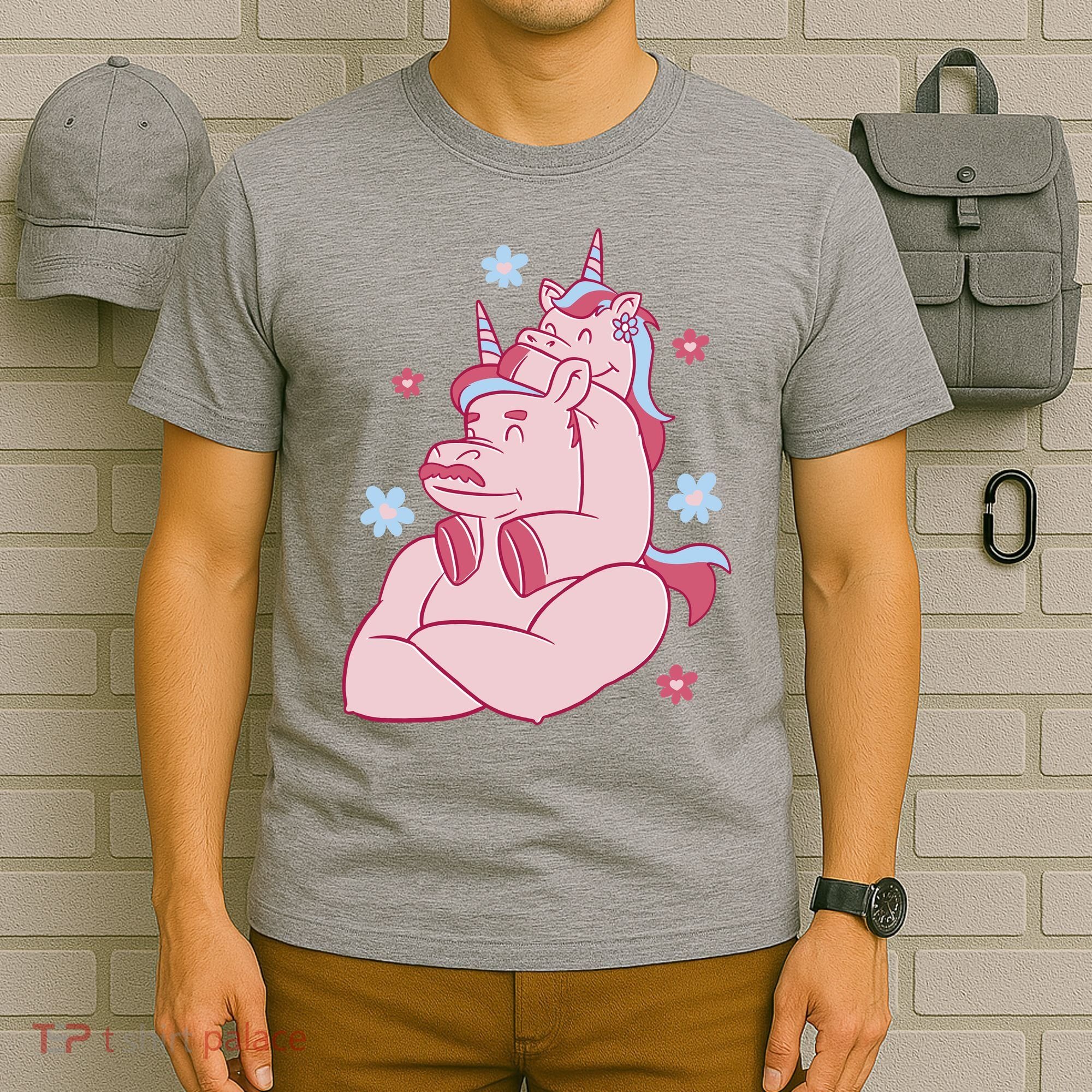Papa Unicorn Cute Gift T-Shirt