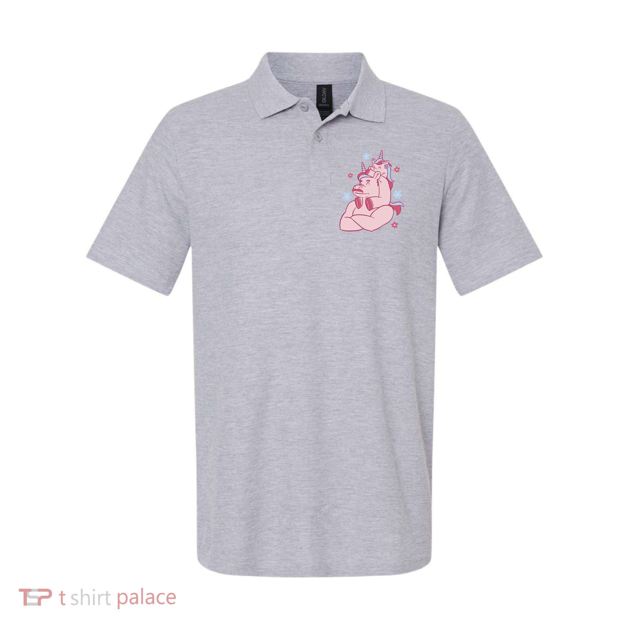 Papa Unicorn Cute Gift Polo
