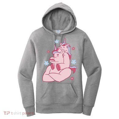 Papa Unicorn Cute Gift Women's Hoodie