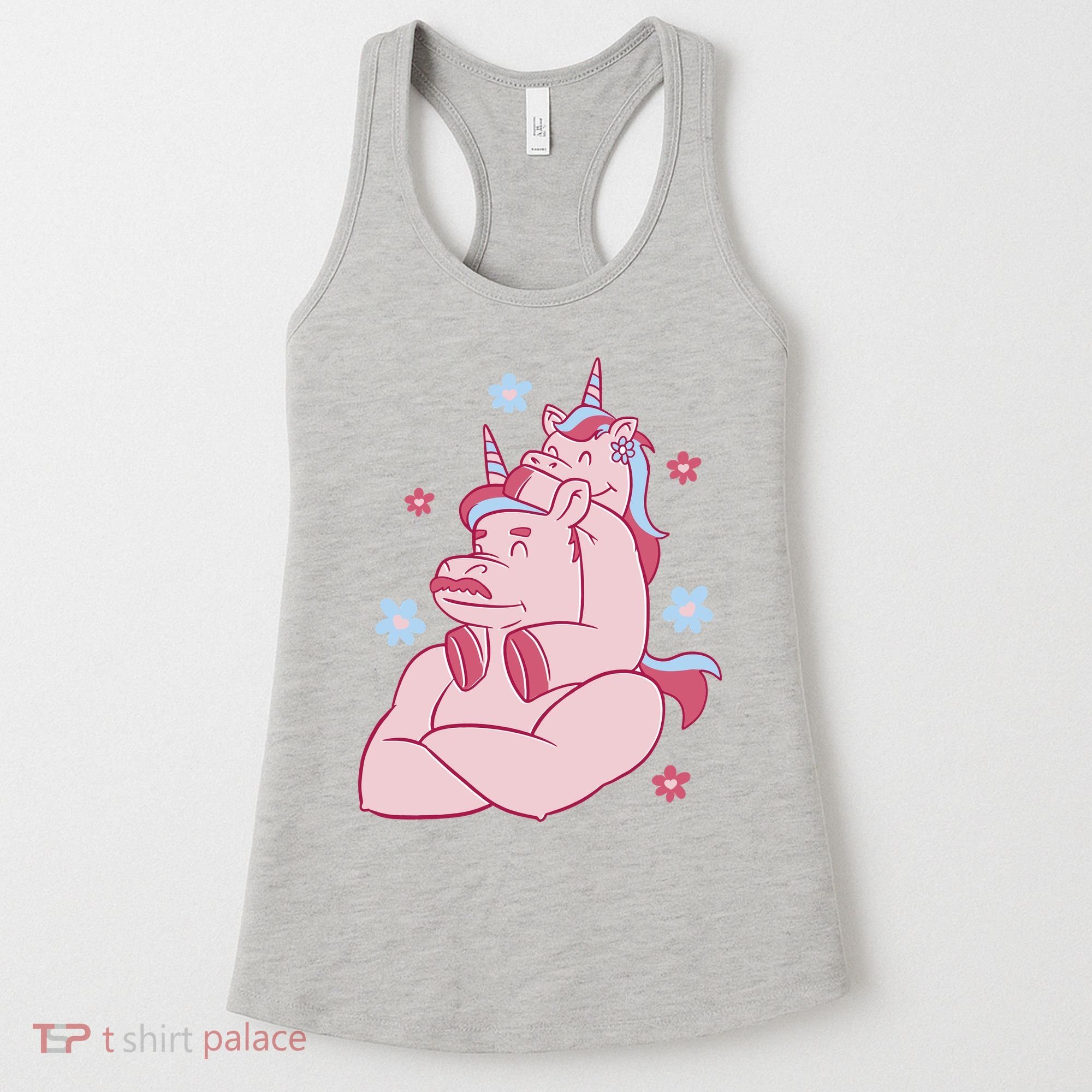 Papa Unicorn Cute Gift Women's Tank Top