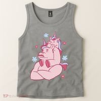 Papa Unicorn Cute Gift Tank Top thumb 2
