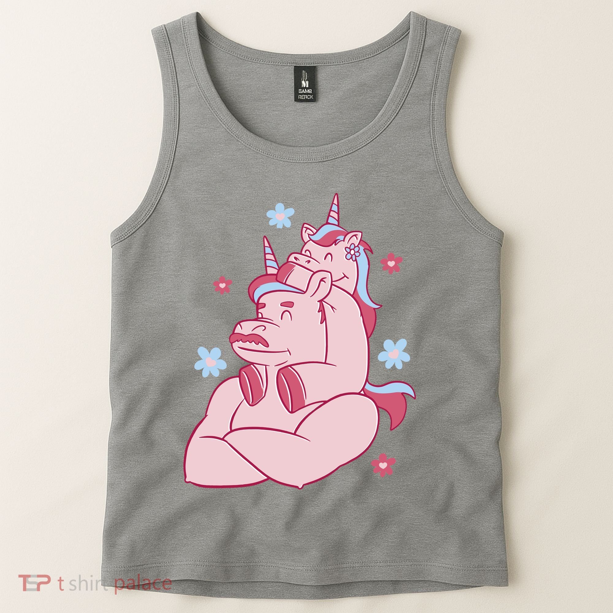 Papa Unicorn Cute Gift Tank Top