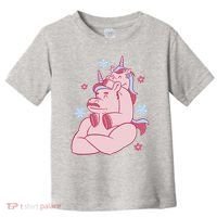 Papa Unicorn Cute Gift Toddler T-Shirt thumb 0