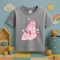 Papa Unicorn Cute Gift Toddler T-Shirt thumb 3