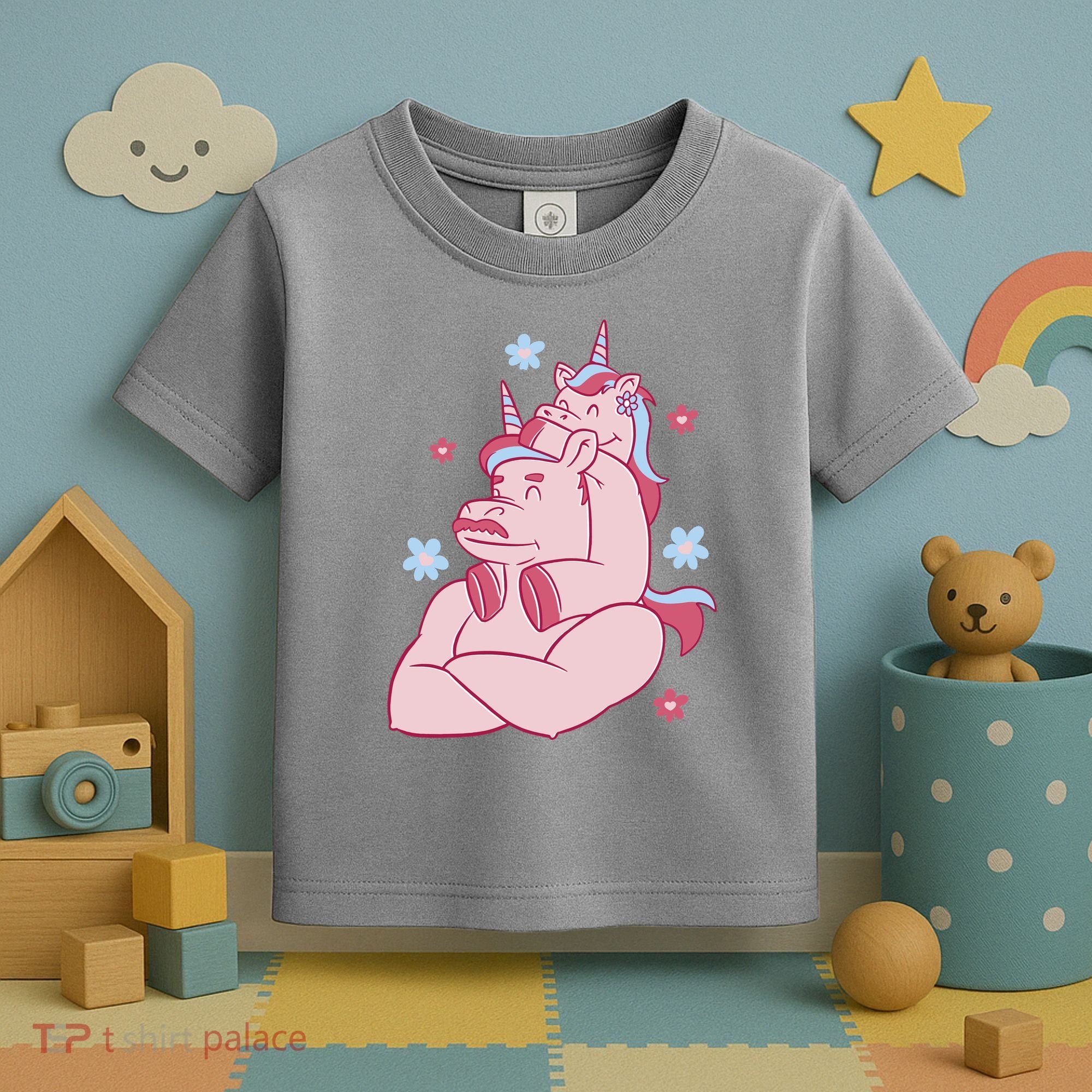 Papa Unicorn Cute Gift Toddler T-Shirt