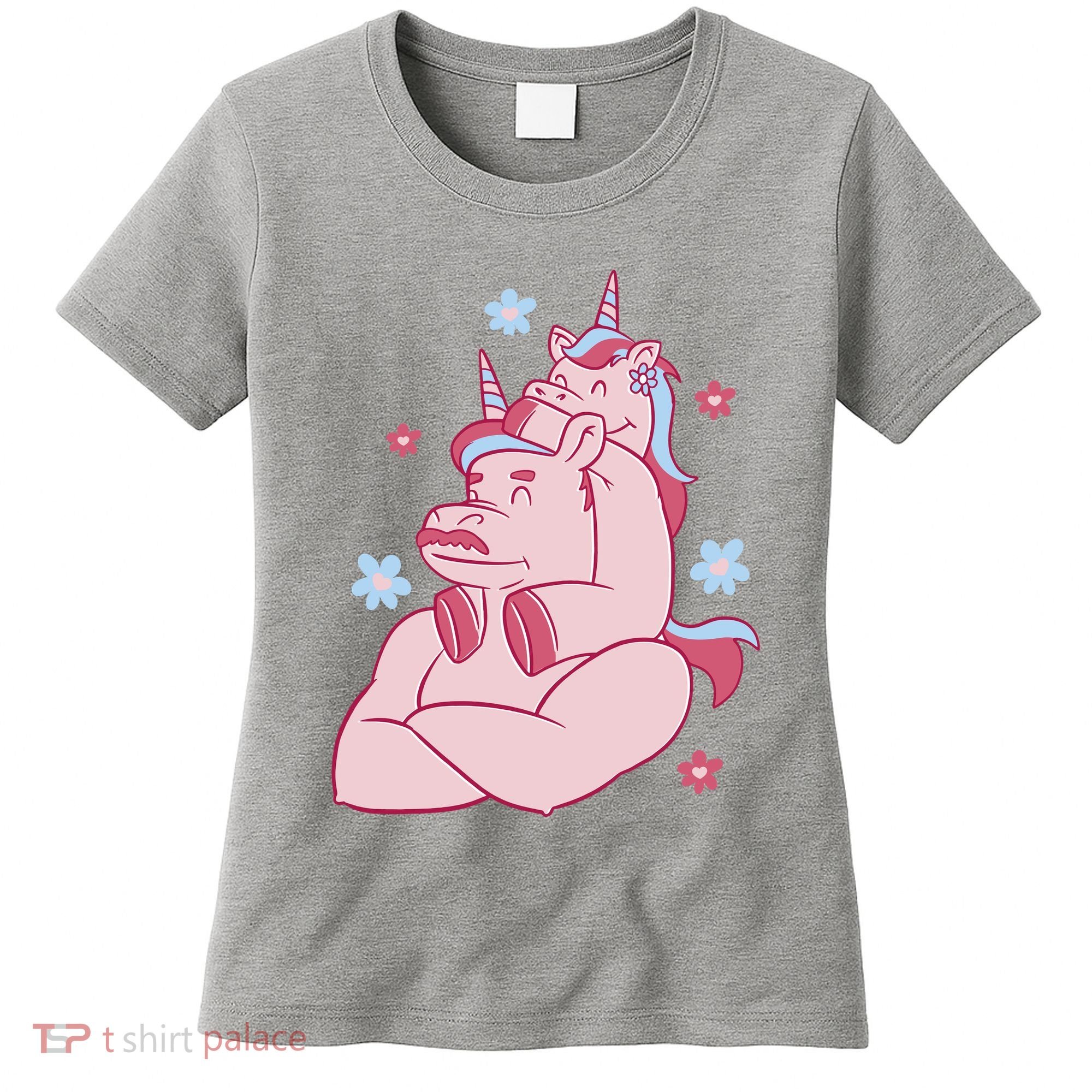 Papa Unicorn Cute Gift Women's T-Shirt