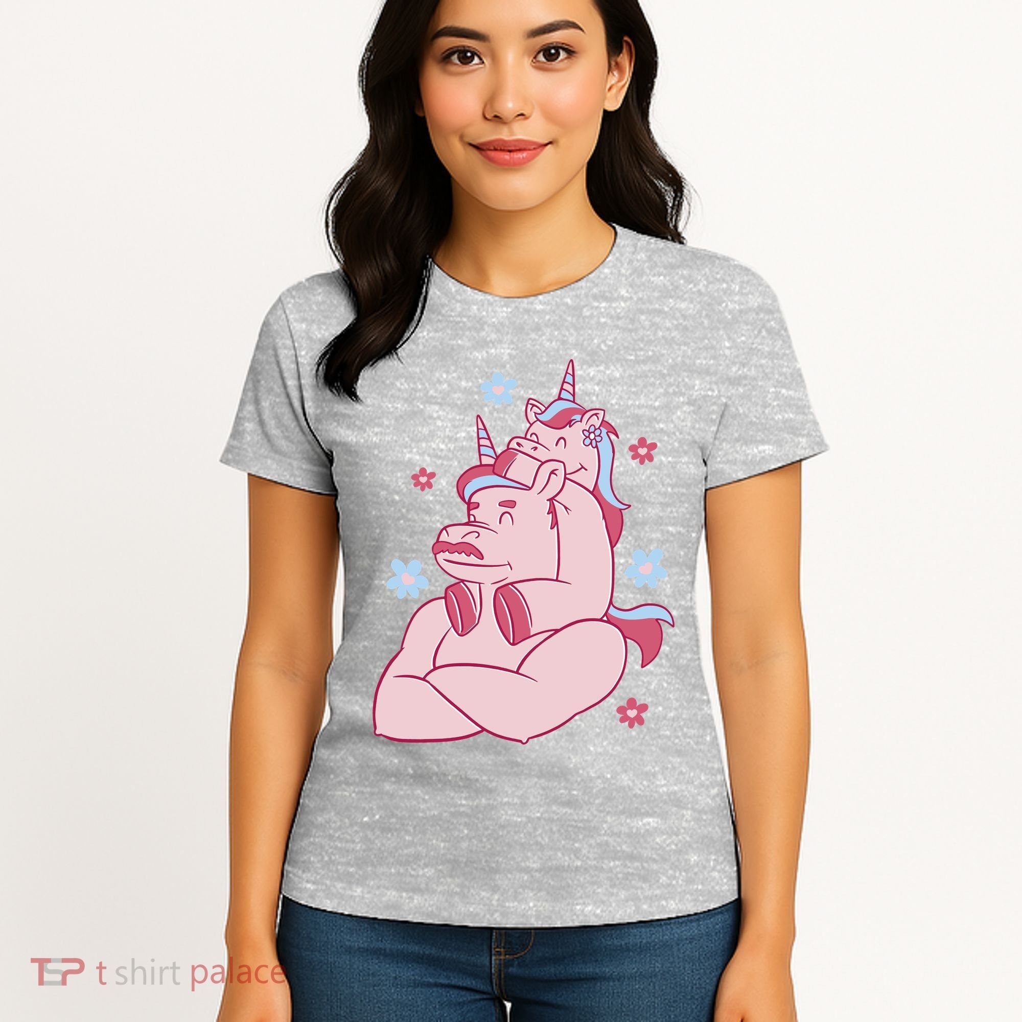Papa Unicorn Cute Gift Women's T-Shirt