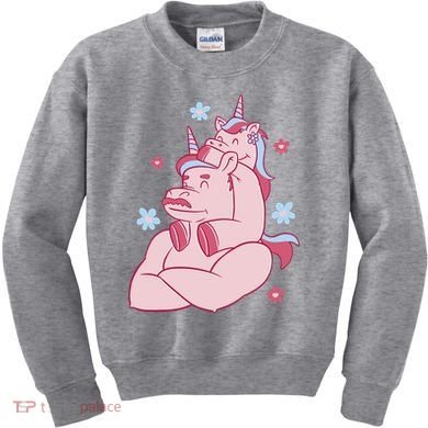 Papa Unicorn Cute Gift Kids Sweatshirt