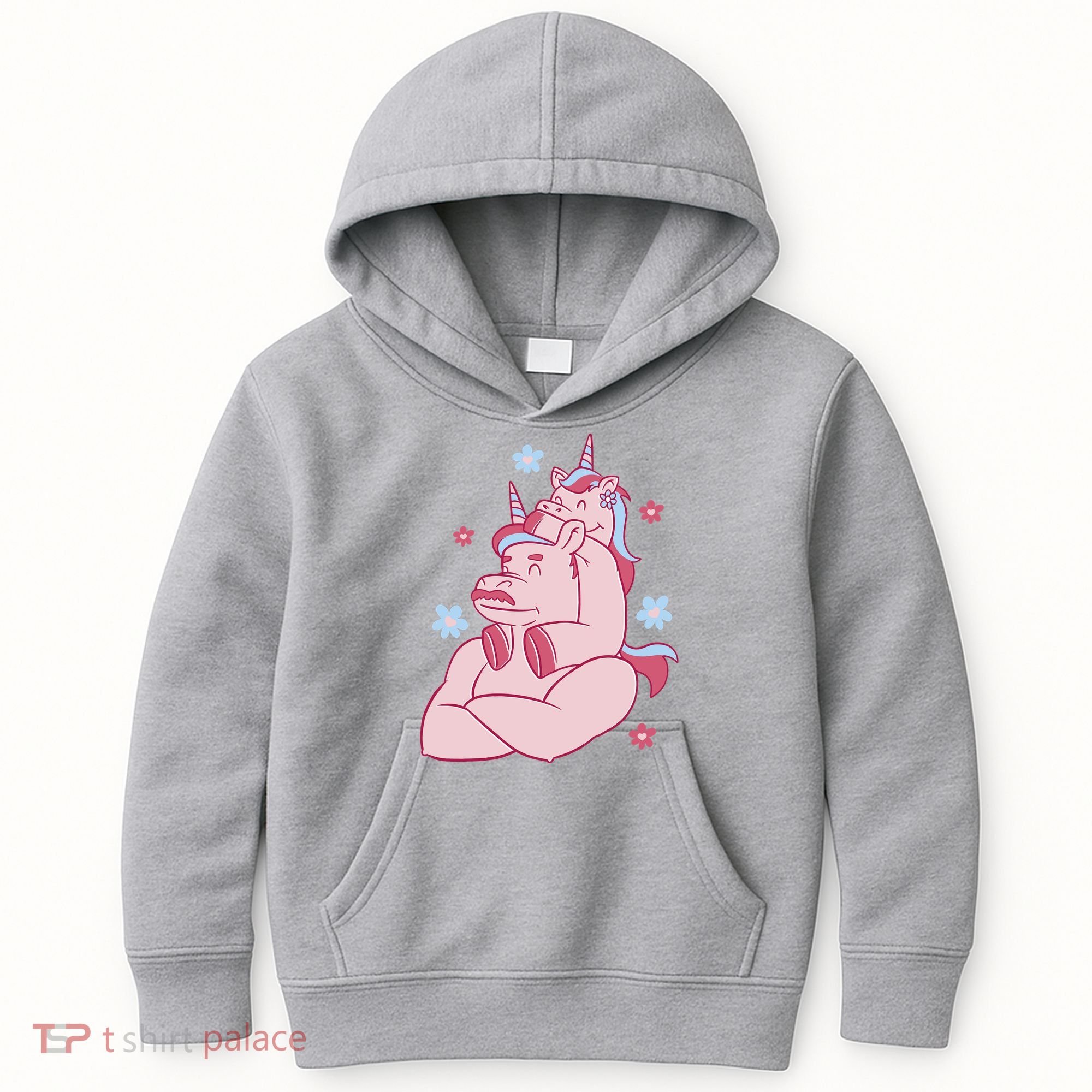 Papa Unicorn Cute Gift Kids Hoodie