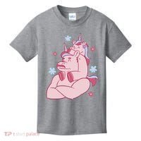 Papa Unicorn Cute Gift Kids T-Shirt thumb 0