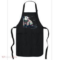 Possum Ugly Christmas Sweater Opposum Lover Rodent Owner Apron thumb 0