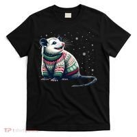 Possum Ugly Christmas Sweater Opposum Lover Rodent Owner T-Shirt thumb 0