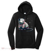 Possum Ugly Christmas Sweater Opposum Lover Rodent Owner Women's Hoodie thumb 0