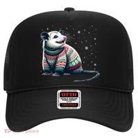Possum Ugly Christmas Sweater Opposum Lover Rodent Owner Hat thumb 0