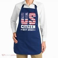 Proud US Citizenship Decoration American New USA Citizen Apron thumb 2