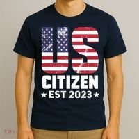 Proud US Citizenship Decoration American New USA Citizen T-Shirt thumb 3