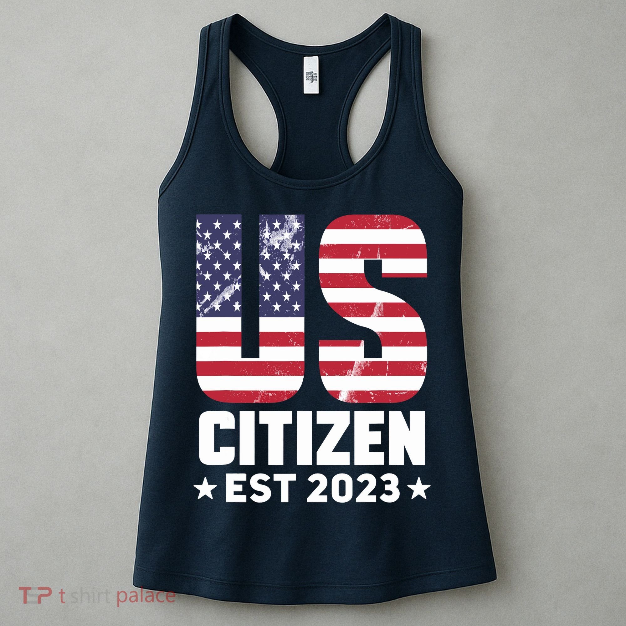 Proud US Citizenship Decoration American New USA Citizen Women's Tank Top