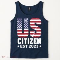Proud US Citizenship Decoration American New USA Citizen Tank Top thumb 2