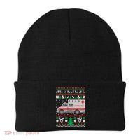 Paramedic Ugly Christmas Funny Gift Holiday Emt Ems Funny Gift Beanie thumb 0