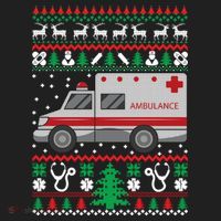 Paramedic Ugly Christmas Funny Gift Holiday Emt Ems Funny Gift Beanie thumb 2