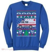 Paramedic Ugly Christmas Funny Gift Holiday Emt Ems Funny Gift Sweatshirt thumb 0