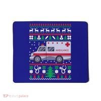 Paramedic Ugly Christmas Funny Gift Holiday Emt Ems Funny Gift Mousepad thumb 0