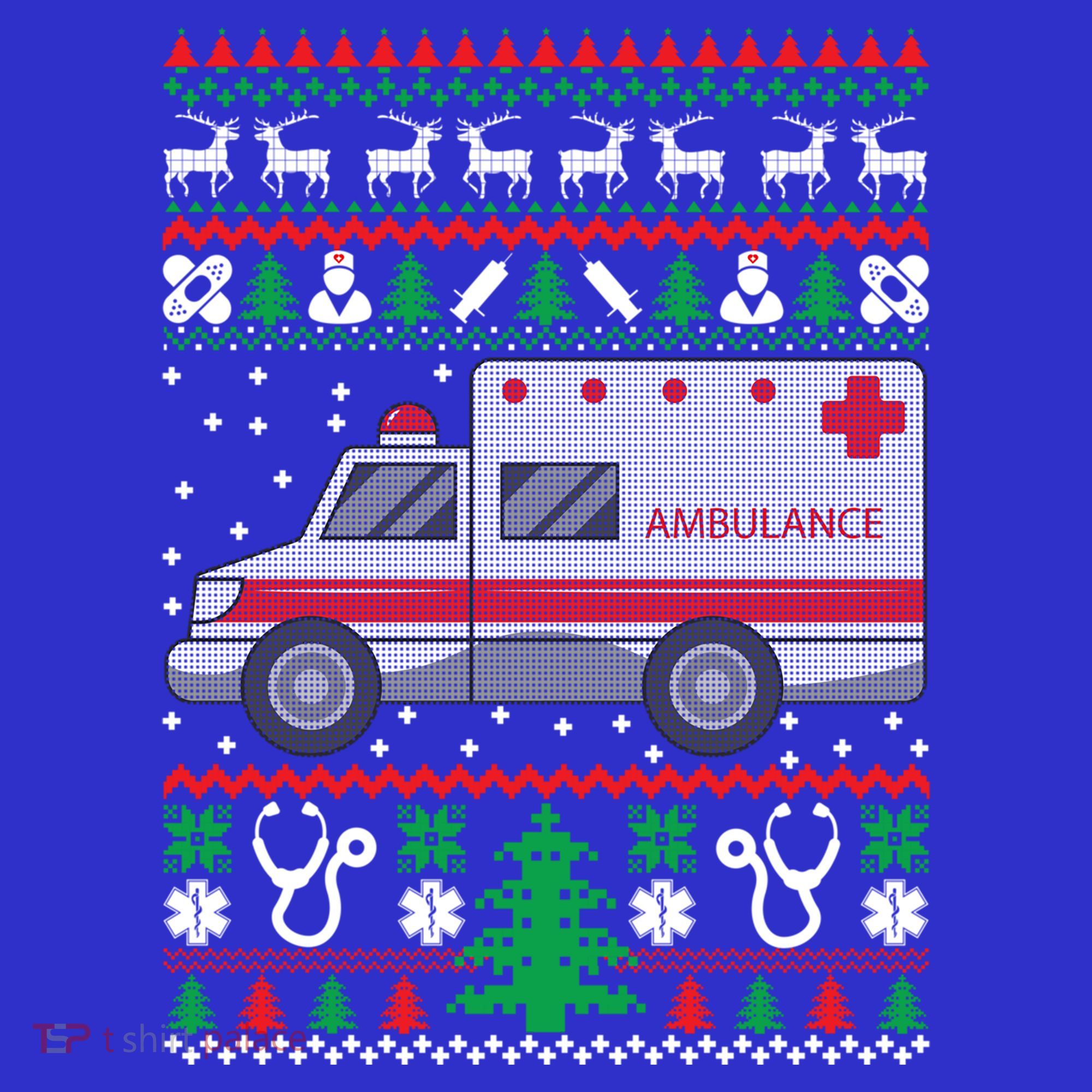 Paramedic Ugly Christmas Funny Gift Holiday Emt Ems Funny Gift Tote Bag