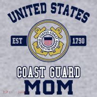 Proud Us Coast Guard Mom Military Pride Gift Women's Sweatshirt thumb 2
