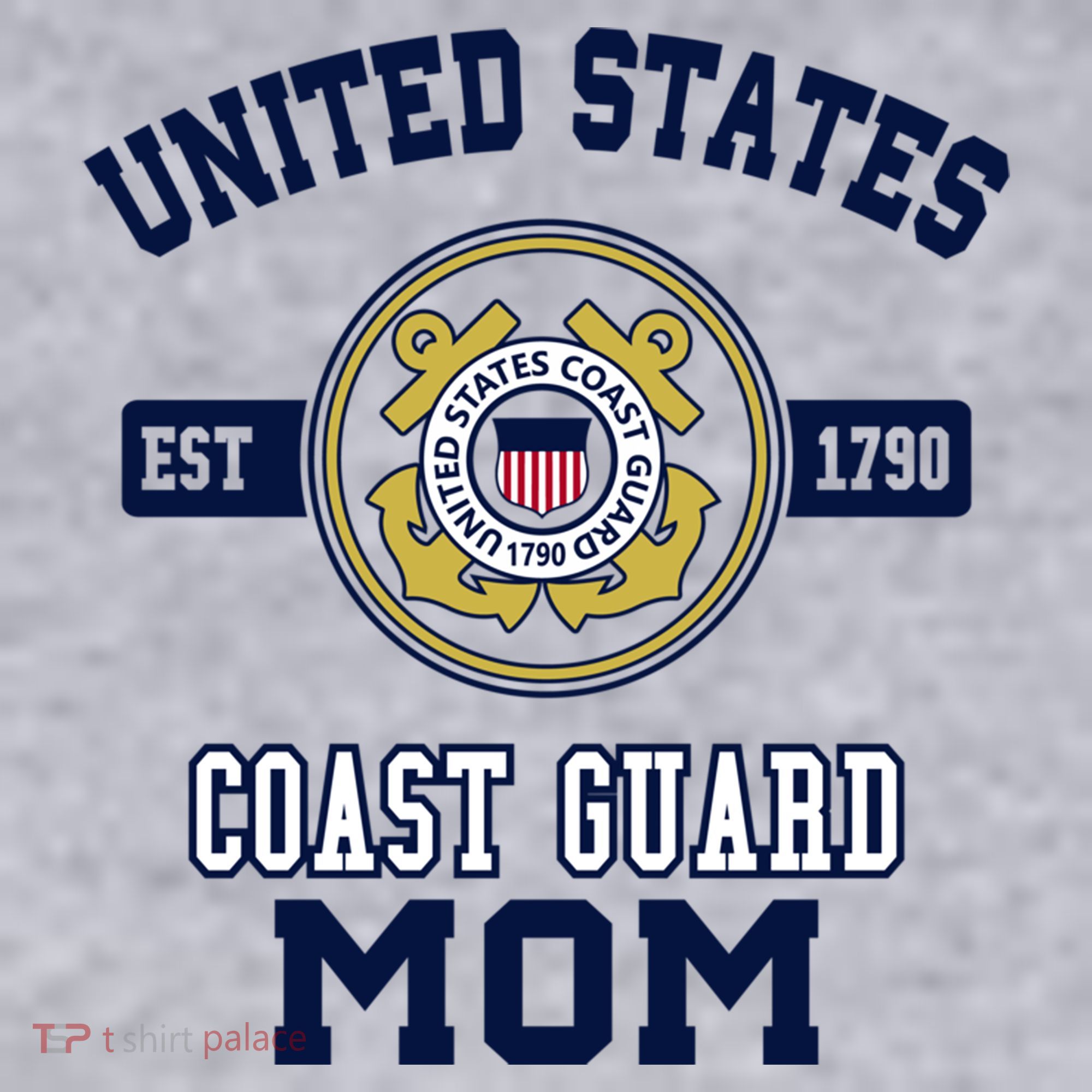 Proud Us Coast Guard Mom Military Pride Gift Women's Sweatshirt