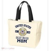 Proud Us Coast Guard Mom Military Pride Gift Tote Bag thumb 3