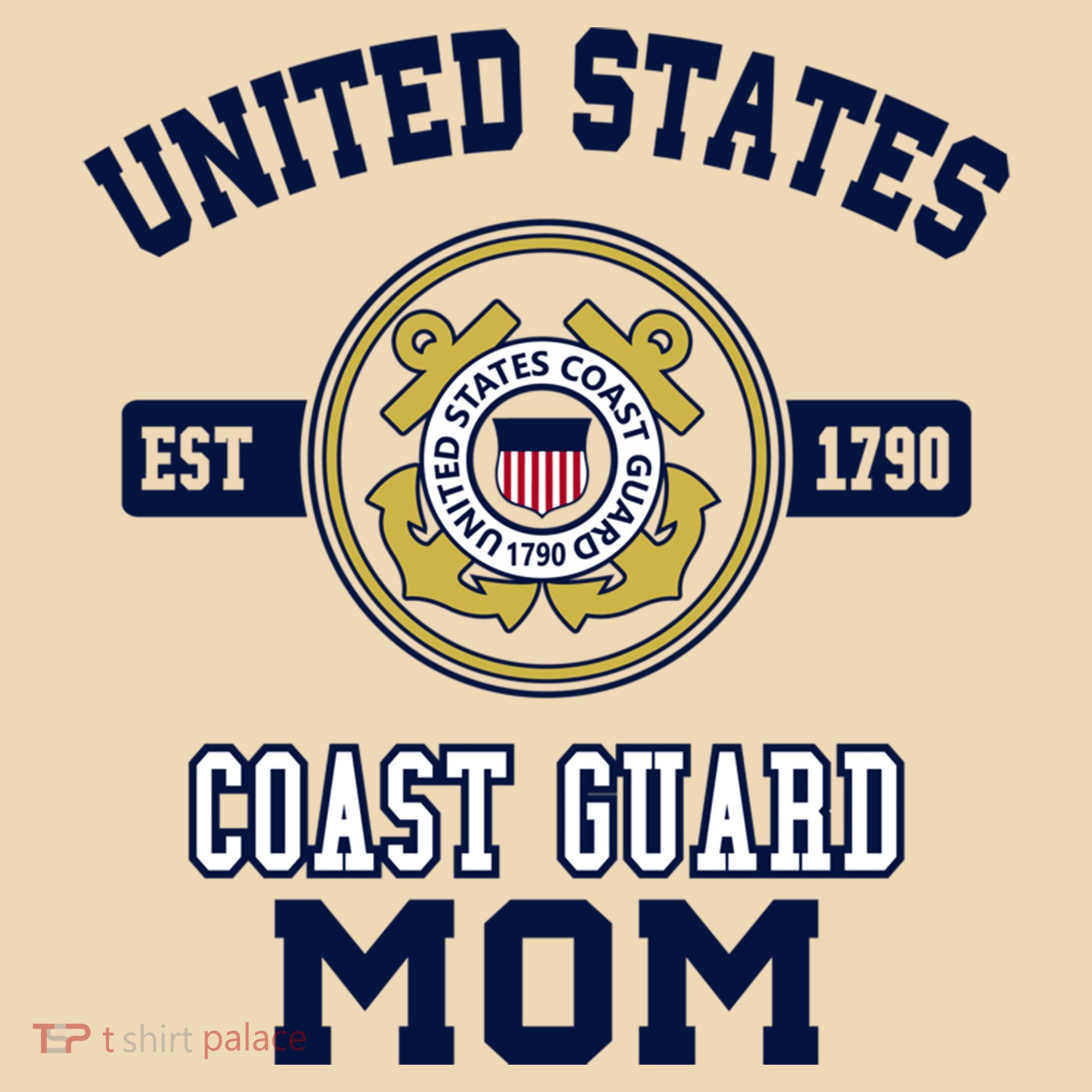 Proud Us Coast Guard Mom Military Pride Gift Tote Bag