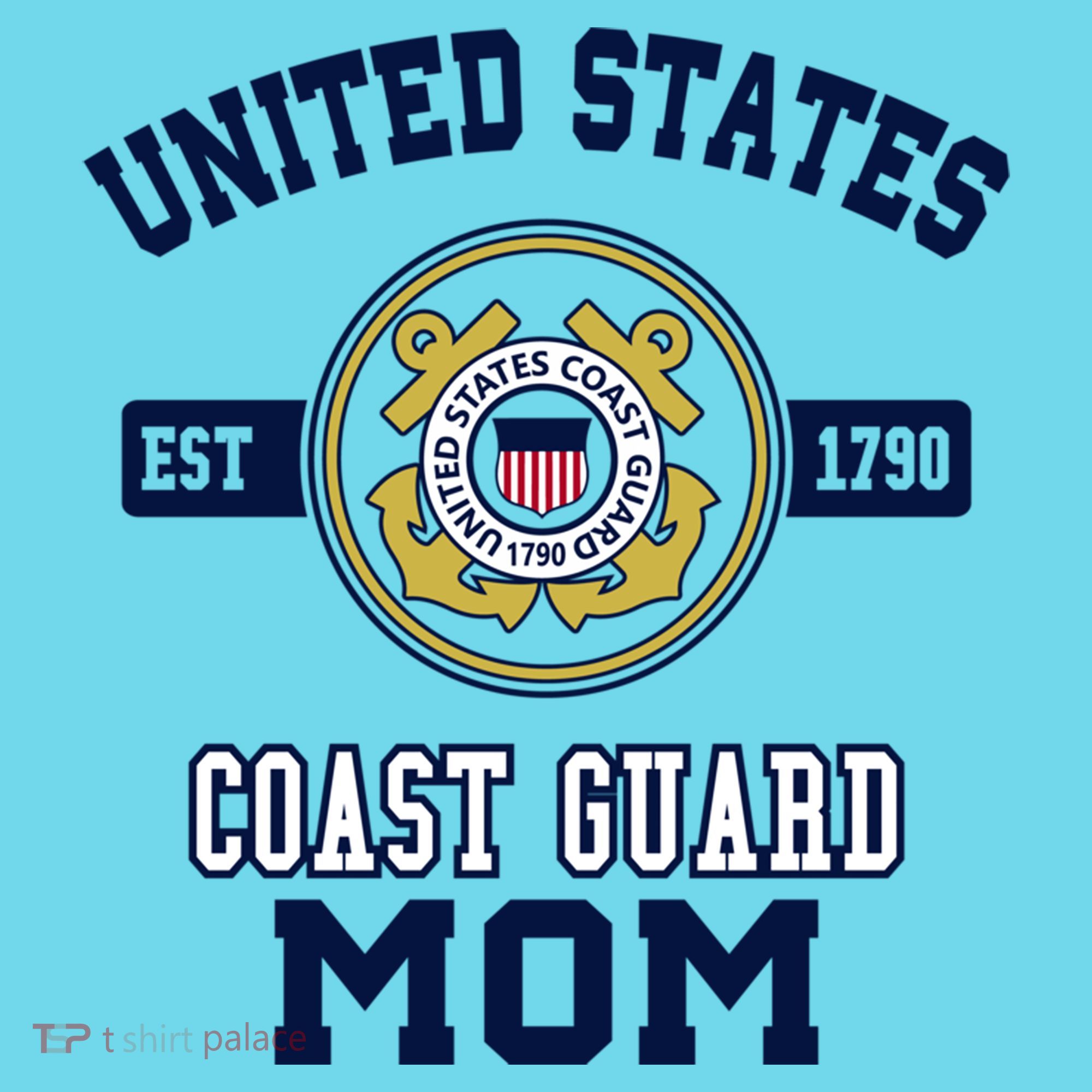 Proud Us Coast Guard Mom Military Pride Gift Long Sleeve Shirt
