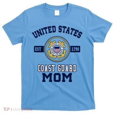 Proud Us Coast Guard Mom Military Pride Gift T-Shirt
