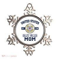 Proud Us Coast Guard Mom Military Pride Gift Ornament thumb 0