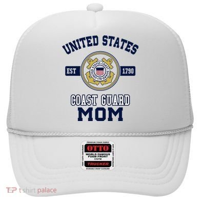 Proud Us Coast Guard Mom Military Pride Gift Hat