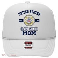 Proud Us Coast Guard Mom Military Pride Gift Hat thumb 0