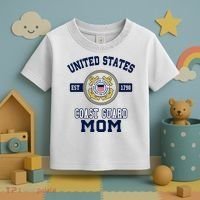 Proud Us Coast Guard Mom Military Pride Gift Toddler T-Shirt thumb 3
