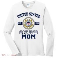 Proud Us Coast Guard Mom Military Pride Gift Women's Long Sleeve Shirt thumb 0