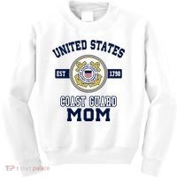 Proud Us Coast Guard Mom Military Pride Gift Kids Sweatshirt thumb 0