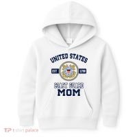 Proud Us Coast Guard Mom Military Pride Gift Kids Hoodie thumb 0
