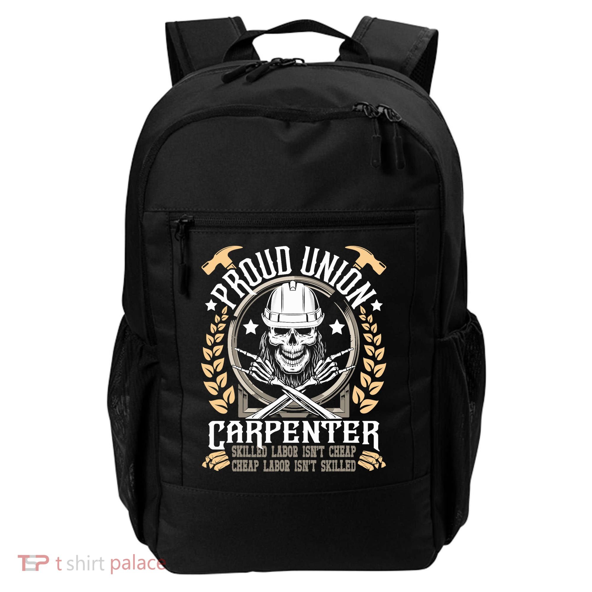 Proud Union Carpenter Woodworking Carpentry Woodworker Backpack