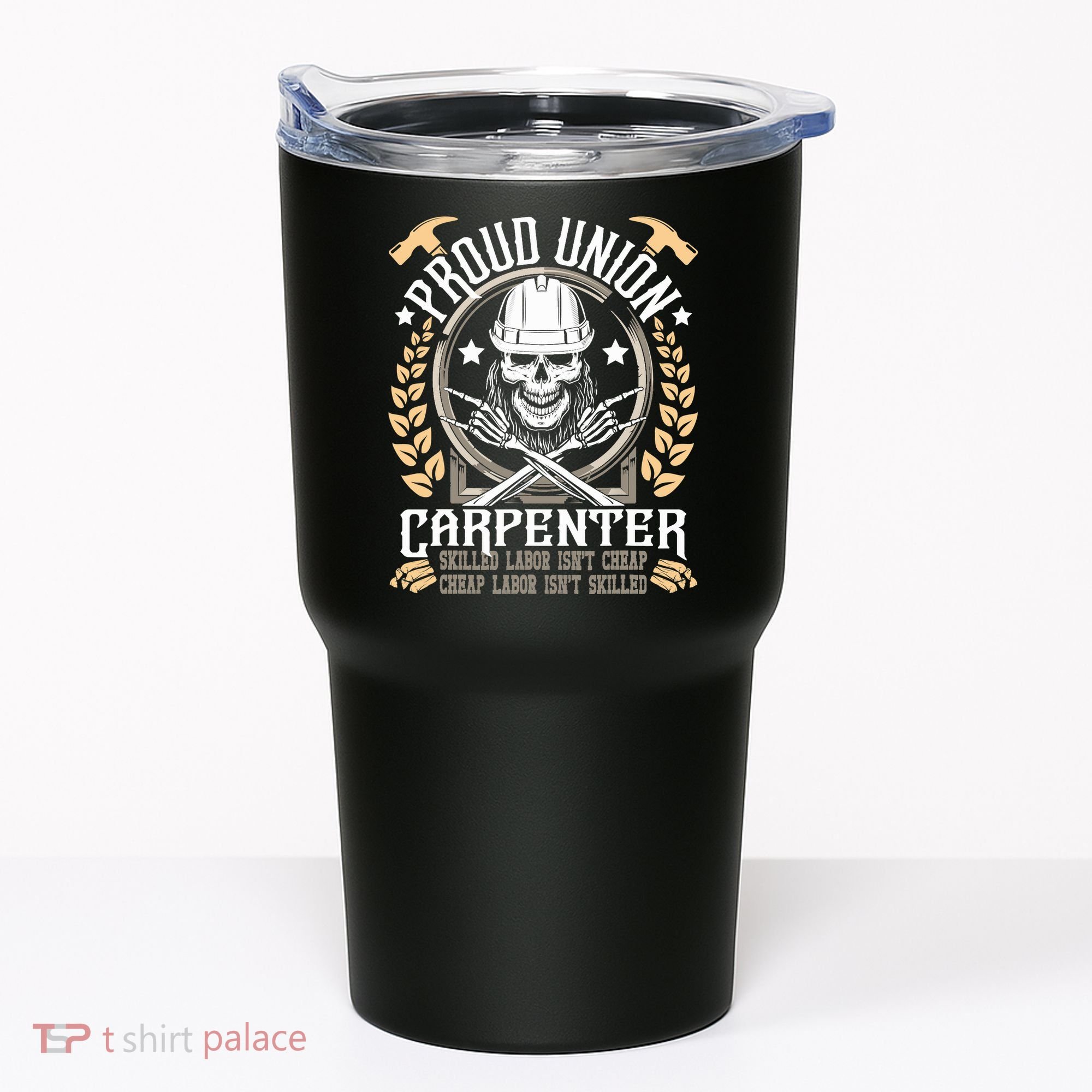 Proud Union Carpenter Woodworking Carpentry Woodworker Tumbler