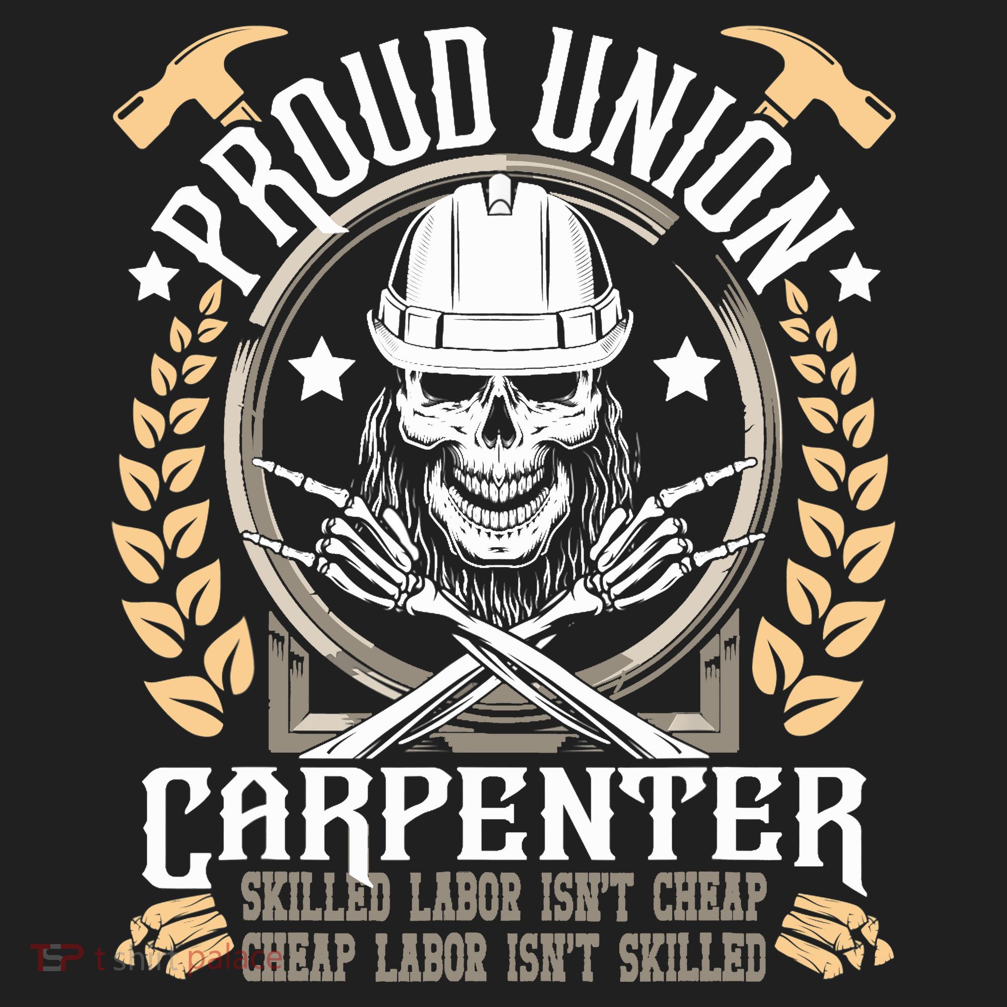 Proud Union Carpenter Woodworking Carpentry Woodworker Tumbler