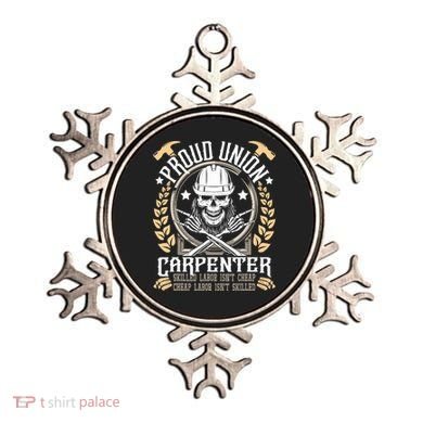 Proud Union Carpenter Woodworking Carpentry Woodworker Ornament
