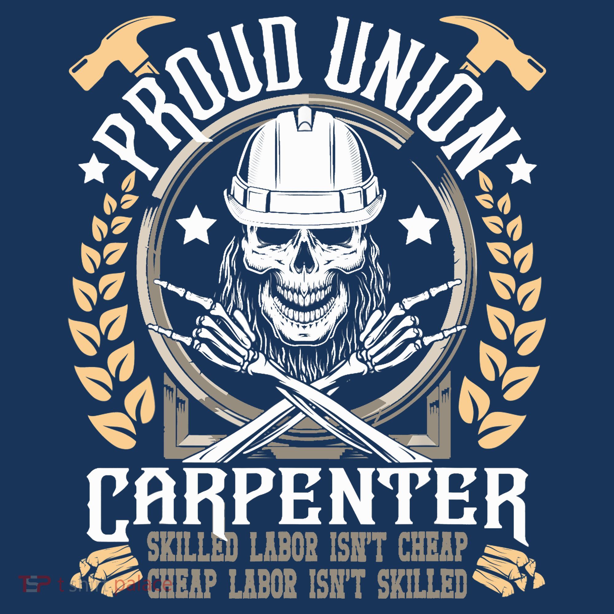 Proud Union Carpenter Woodworking Carpentry Woodworker Women's Hoodie