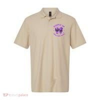 Purple Up Child Coquette Bow Camo Groovy Military Polo thumb 0