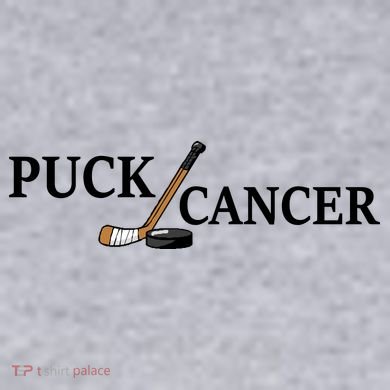 Puck Cancer Women's Racerback Cropped Tank
